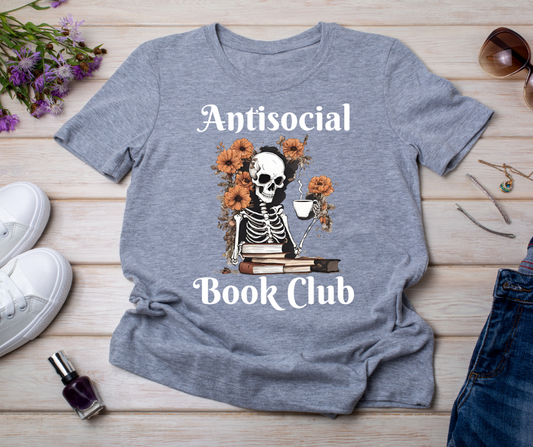 Antisocial Book Club "T-shirt"